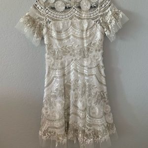 Shoshanna Midnight White Dress